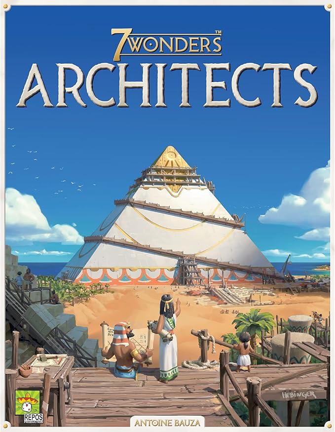 7 Wonders Architects - Shape History with Your Ingenious Wonders! Civilization Strategy Game for Kids and Adults, Ages 8+, 2-7 Players, 25 Minute Playtime, Made by Repos Production