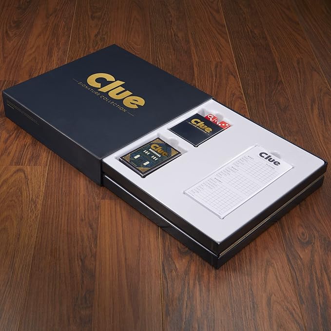 Hasbro Gaming Clue Board Game Signature Collection, Premium Packaging and Components, Family Games for Kids and Adults, Mystery Games for 2 to 6 Players