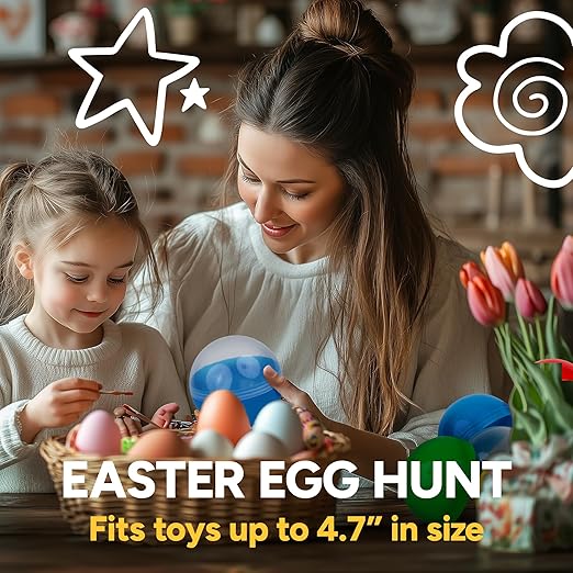 Claw Machine Capsules Translucent Red Plastic Sphere Large Party Favor Containers Round 7 pcs 4.7 inch Jumbo Plastic Christmas Ornaments Extra Large Gift Box Craft Party Supplies Vending Capsules