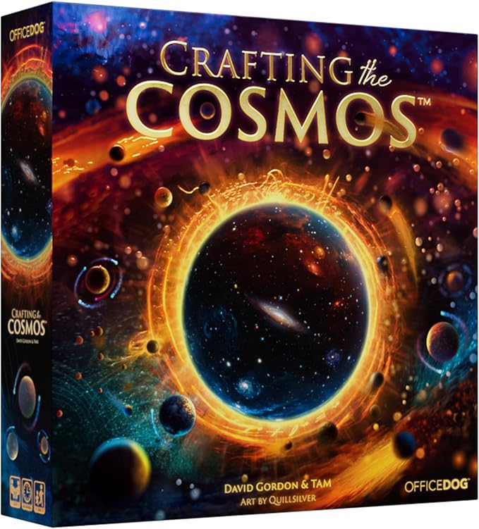 Crafting The Cosmos Board Game - Build The Galaxy with Stellar Resource Management! Sci-Fi Strategy Game for Kids & Adults, Ages 14+, 2-4 Players, 60-90 Minute Playtime, Made by Office Dog