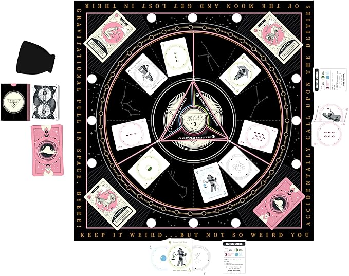 Morbid The Lunar Dial Game - Alter The Phases of The Moon Strategy Game Based on True Crime Podcast Morbid, 2-4 Players, Age 14 and Up