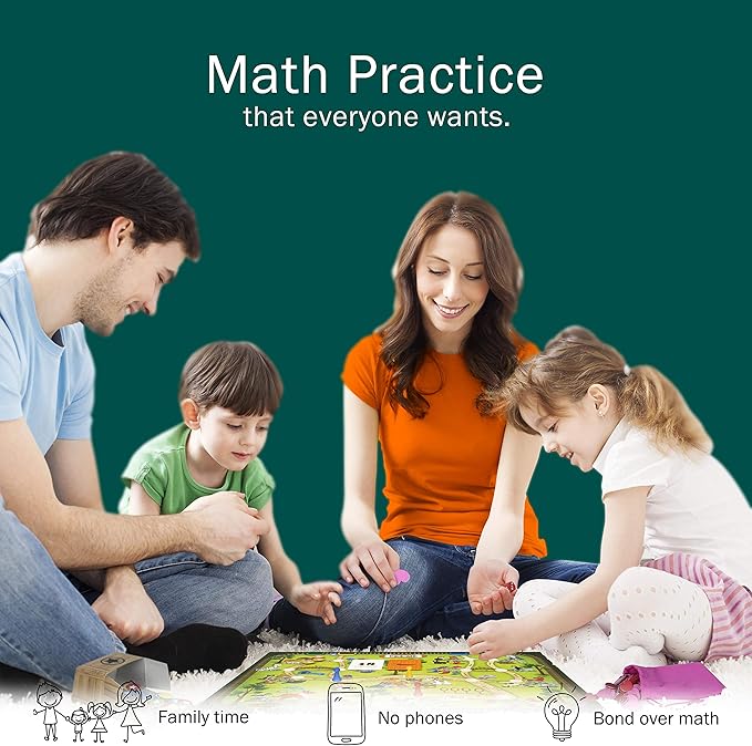 Pet Me Multiplication and Division Game - Fun Math Board Game for 5 - 9 Year Olds, Easy Start STEM Toy, Perfect Educational Gift for Kids (Girls & Boys), Homeschoolers, Grade 1 and Up