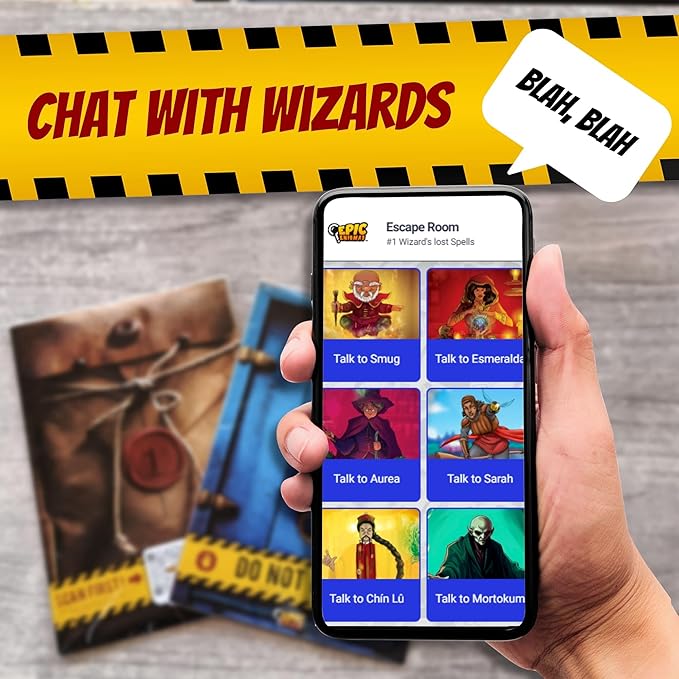 | Harry Magic Escape Room | Ages 5 to 12 | 5 Thrilling Enigmatic Rooms | Family Board Game Kids | 1-5 Players