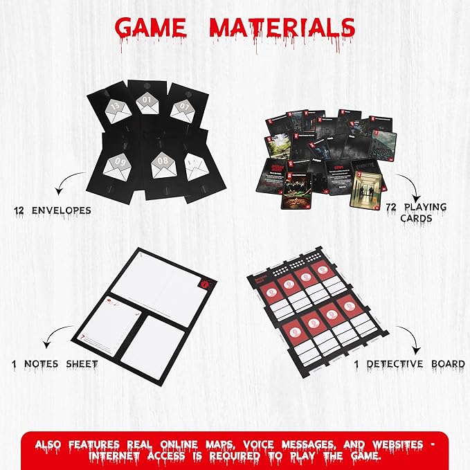 Masters of Crime: Vendetta | Murder Mystery Game | Mafia | Co-op Game | 1+ Players | Ages 16+