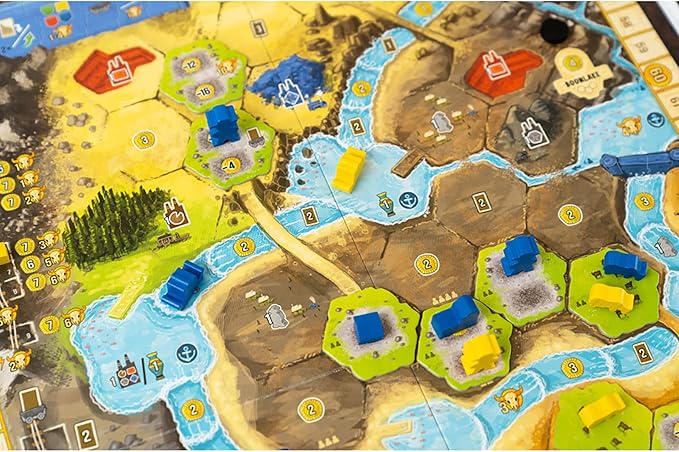 Boonlake Hand Management, Exploration Strategy Board Game, 1-4 Players, Ages 14+, 40 Minute per Player Game Play Multicolor