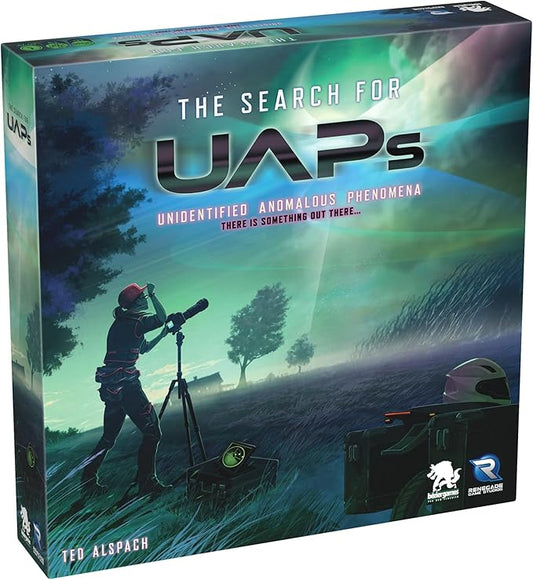 Renegade Games Studios: The Search for UAPs - Strategy Board Game, Search for UFO's, Sci-Fi Deduction & Strategy, Ages 14+, 60-75 Min, 1-5 Players