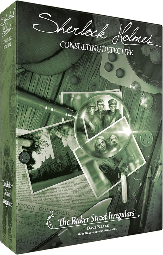 Sherlock Holmes Consulting Detective - The Baker Street Irregulars Board Game - Captivating Mystery Game for Kids & Adults, Ages 14+, 1-8 Players, 90 Min Playtime, Made by Space Cowboys