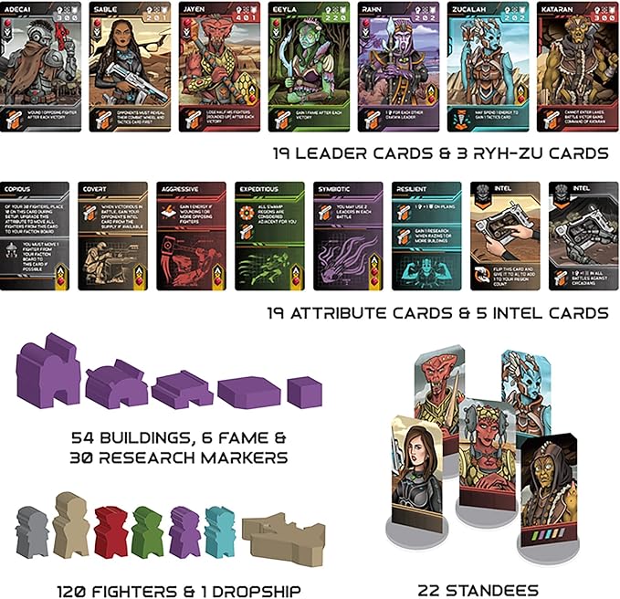 Renegade Game Studios Circadians: Chaos Order - Strategy Boardgame, Ages 14+, 2-5 Players, 120-240 Min