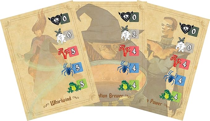 AEG Whirling Witchcraft | Use Recipes, Generate Magical Ingredients & Overflow Opponent's Cauldron | Halloween Board Game | 2-5 Players | Ages 10+