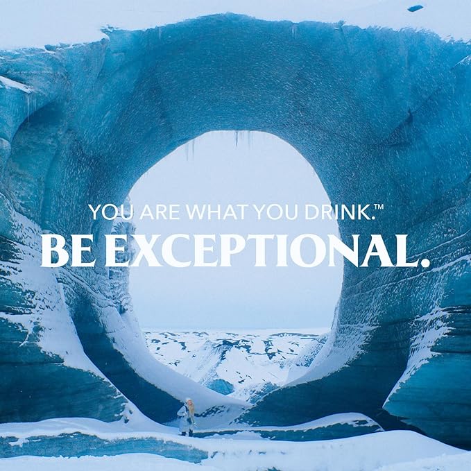 Icelandic Glacial Natural Spring Alkaline Water, 750 ml / 25.3 Fl Oz (Pack of 12)