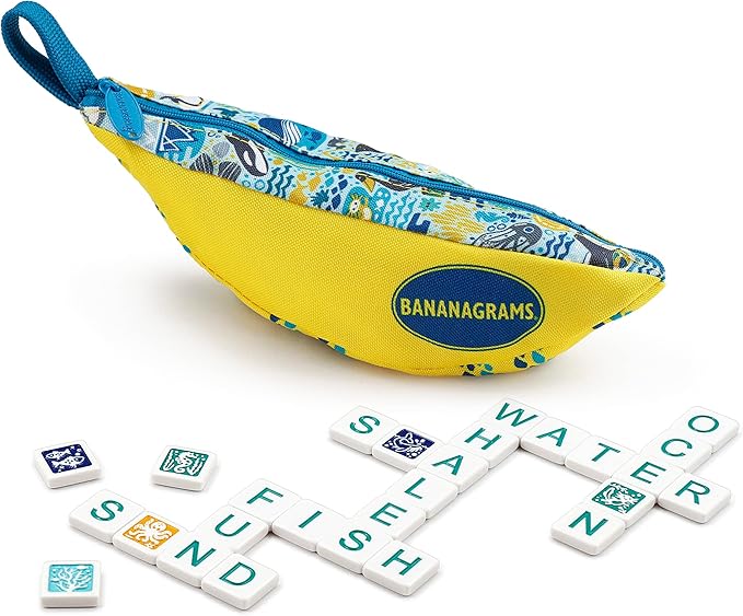 BANANAGRAMS Oceanic Edition Family Board Game, (u-3c-25447)