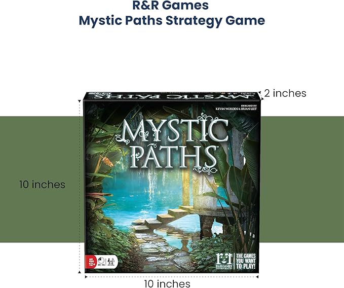 R&R Games Mystic Paths, Cooperative Board Game for Adults and Kids, Card Games for Family Night