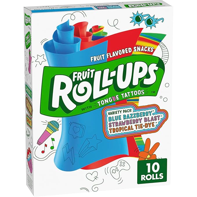 Fruit Roll-Ups Fruit Flavored Snacks, Variety Pack, Pouches, 10 ct