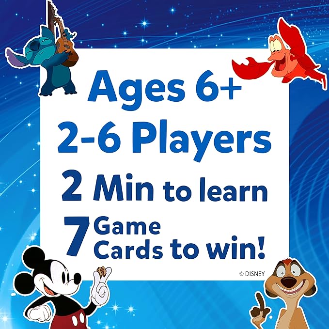 Skillmatics Guess in 10 Disney, Card Game for Girls, Boys, Kids, Teens, Adults, Who Love Cinderella, Mickey Mouse, Moana, Gifts for Ages 6, 7, 8, 9 and Up