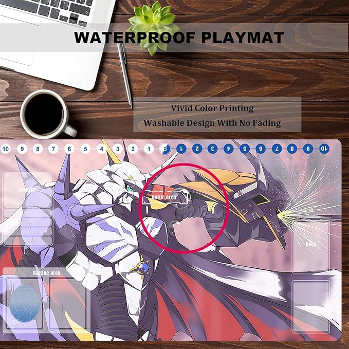 DTCG playmat Duel Mat Gaming Competition Pad Card Binder Deck 35x60CM 13.7x23.6in