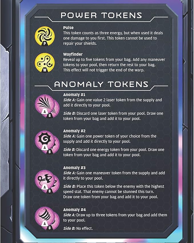 Renegade Game Studios Warp's Edge: Anomaly Expansion - Bag-Building Strategy Game, Ages 10+, 1 Player Solo Game, 30-45 Min