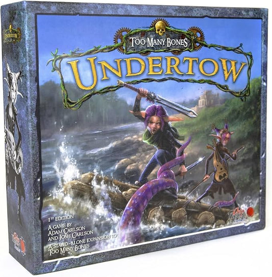 Chip Theory Games Too Many Bones Undertow Standalone Expansion, Dice-Builder Strategic Fantasy RPG Game for ages 14 and Up, 1-4 Players