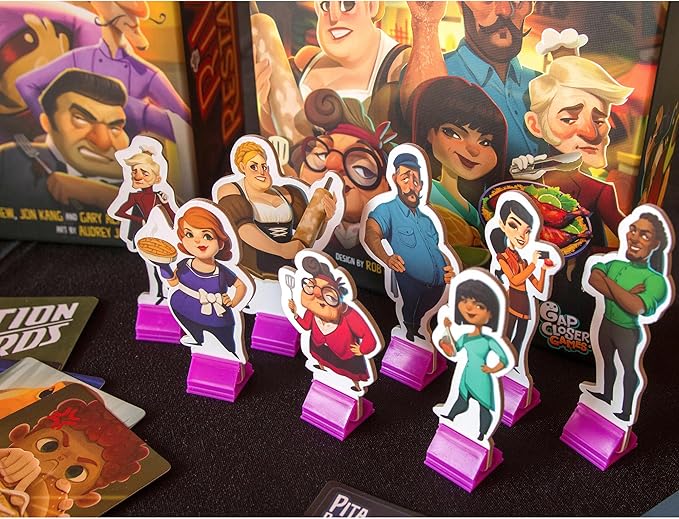 Gap Closer Games | Rival Restaurants: Back for Seconds Expansion | Strategy Board Game | 2 to 6 Players | Ages 10+ | 45+ Minutes