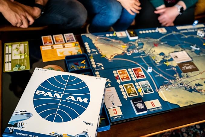 Funko Games Pan Am Board Game, Strategy Board Game, 2-4 Players 6 and Up