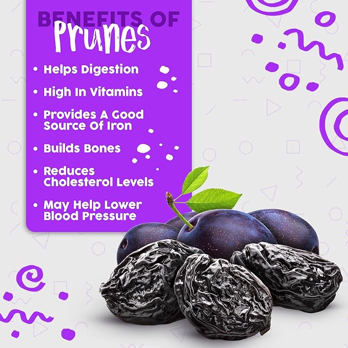 Dorrel Dark Chocolate Covered Dried Prunes - Nutritious and Sweet Snacks - Organic, Vegan - Natural Probiotic - Non-GMO - Kosher Pareve - Healthy, Dried Date Fruit Snack [8.8 Ounce] [1-Pack]