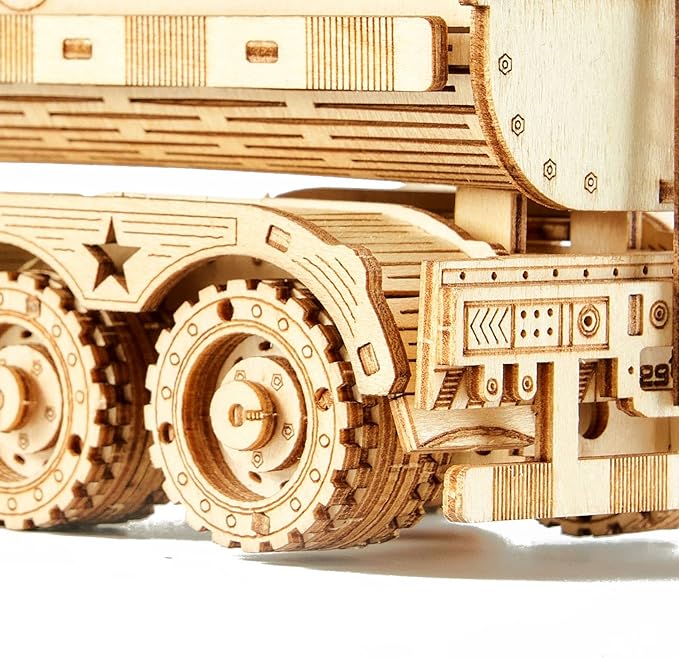 bennama 3D Wooden Puzzles Truck Model Kits, Brainteaser and Puzzle for Christmas/Birthday,Gifts for Adults and Teens to Build Combination