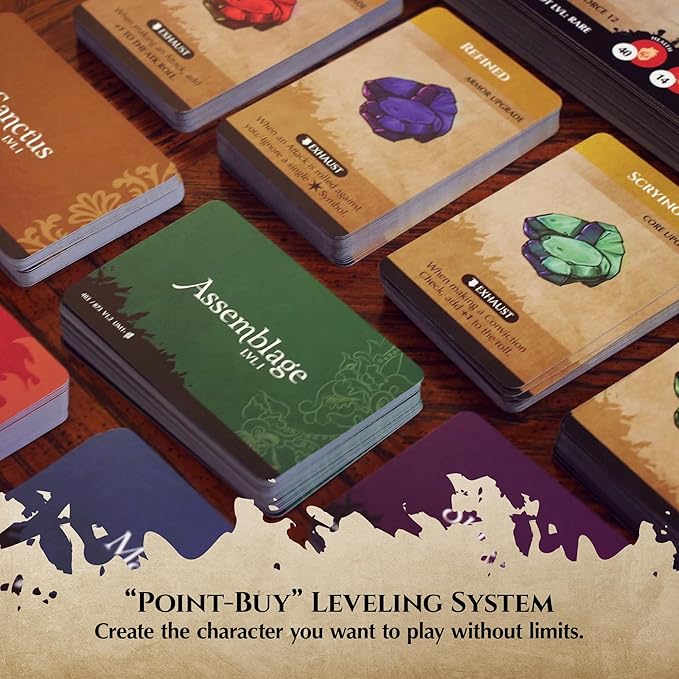 Unintentional Malum: Act 1 (v.1.2) - Fully Cooperative Fantasy Board Game for Friends & Family - Includes 400 Unique Illustrations, 60+ Encounters & More - Dungeon Crawler Game (1-4 Players)