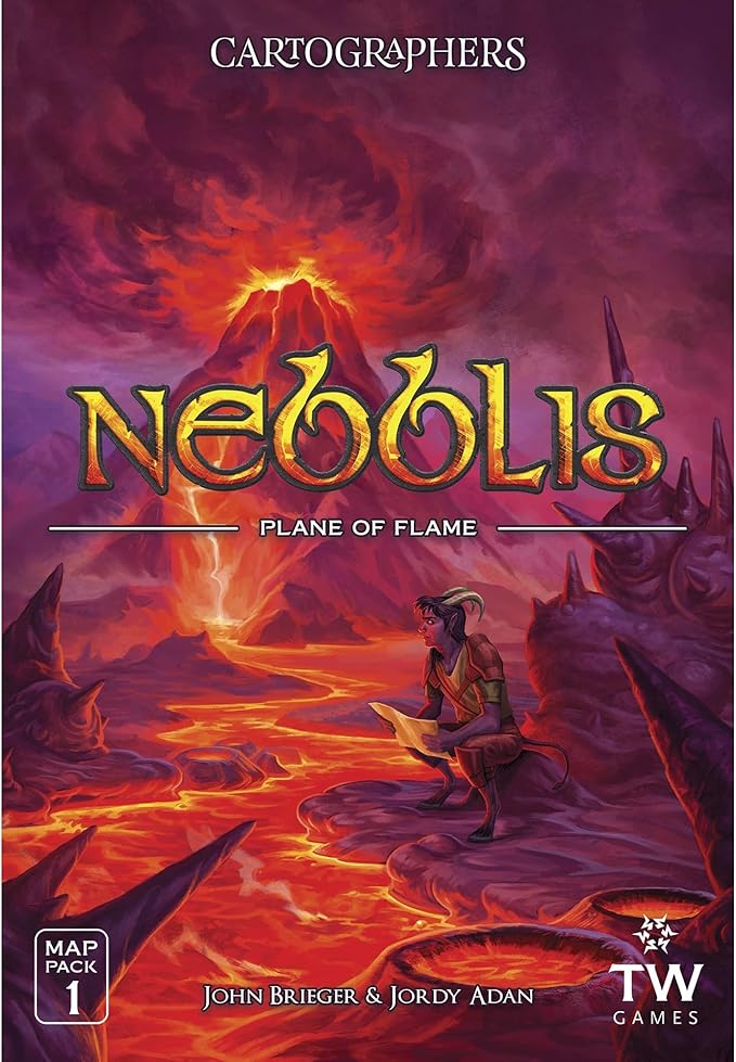 Cartographers Map Pack Collection - Expansion Map Set Contains Nebblis, Affril & Undercity, Ages 10+, 1-75 Players, 30-45 Minutes