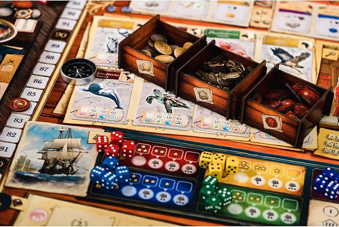 Holy Grail Games | Encyclopedia | Strategy Board Game | Dice and Worker Placement | 1 to 4 Players | 25+ Minutes | Ages 14+