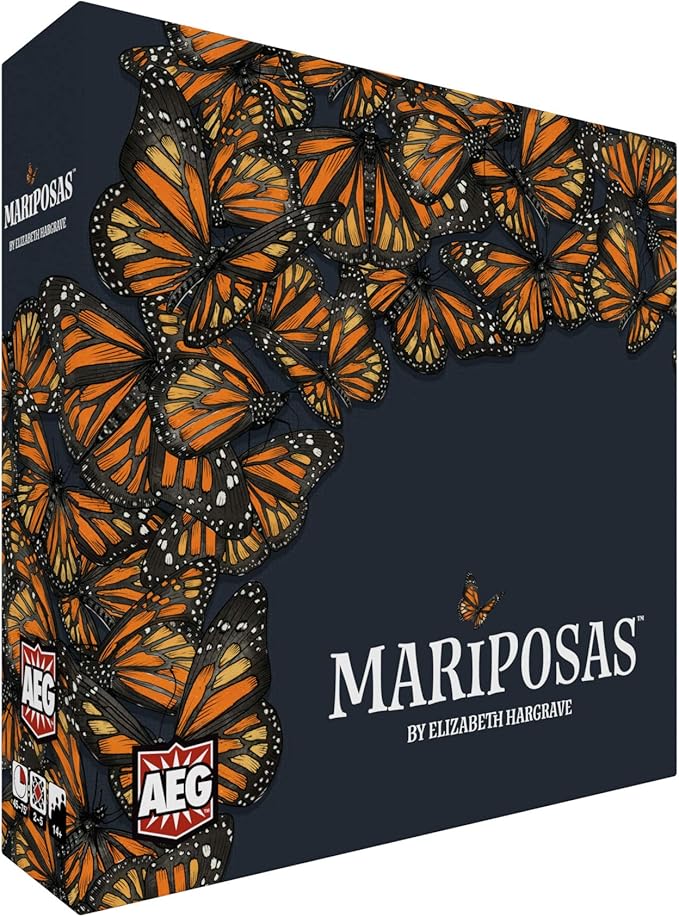 Alderac Entertainment Group (AEG) Mariposas Board Game, Play The Monarch Butterfly Migration, Learn About Nature, Ages 14+, 2-5 Players, 45-75 Min, Alderac Entertainment Group (AEG)