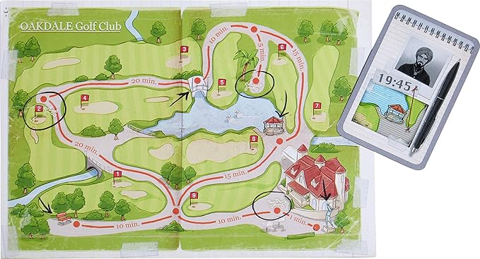 HABA 305941 The Key – Murder at The Oakdale Club- an Investigation Game for Ages 8 + English Version (Made in Germany)