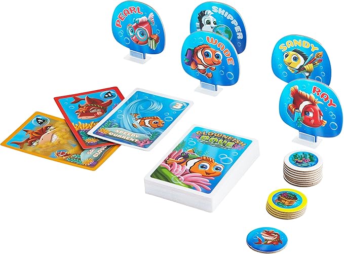 Jumping High Fives Clownfish Cove Board Game - Fun Childrens Cooperative Underwater Fish Board Game for Kids Ages 4 and Up, Race Across The Ocean and Learn New Skills Through Play