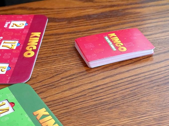 Regal Games 4-in-1 Kingo Set - Bingo Games for Kindergarten and Preschool Kids - Fun Educational Learning Games for Classroom & Home - Vocabulary Builder Kids Bingo