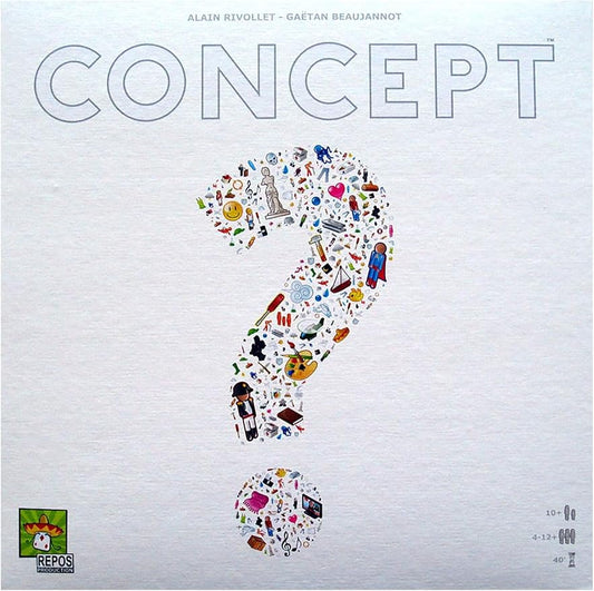 Concept Party Game | Award-Winning Board Game | Team-Based Guessing | Fun Family Game for Adults and Kids | Ages 10+ | 4-12+ Players | Average Playtime 40 Minutes | Made by Repos Production