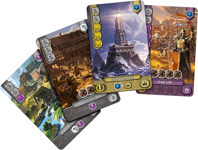 It's A Wonderful Kingdom Board Game - Strategic Kingdom-Building and Resource Management Game, Fantasy Game, Ages 14+, 1-2 Players, 45-60 Minute Playtime, Made by Lucky Duck Games