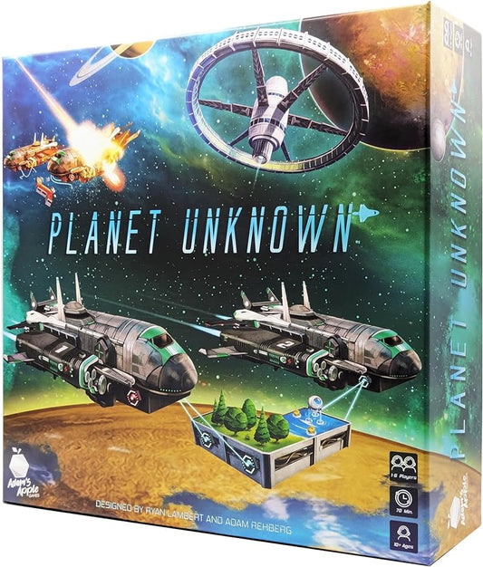 Adam's Apple Games Planet Unknown - Strategy Board Game, for 1 to 6 Players, Ages 10+