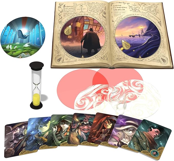 Obscurio Board Game - Navigate The Sorcerer's Library in This Intriguing Game! Cooperative Game for Kids and Adults, Ages 10+, 2-8 Players, 45 Minute Playtime, Made by Libellud