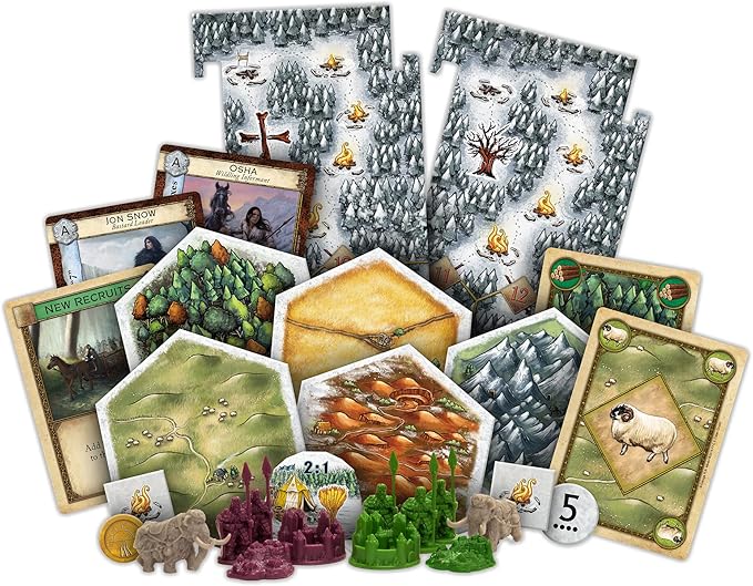 A Game of Thrones CATAN Brotherhood of the Watch Board Game 5-6 Player EXTENSION - Strategy Game for Adults and Teens, Ages 14+, 3-6 Players, 60-90 Minute Playtime, Made by CATAN Studio