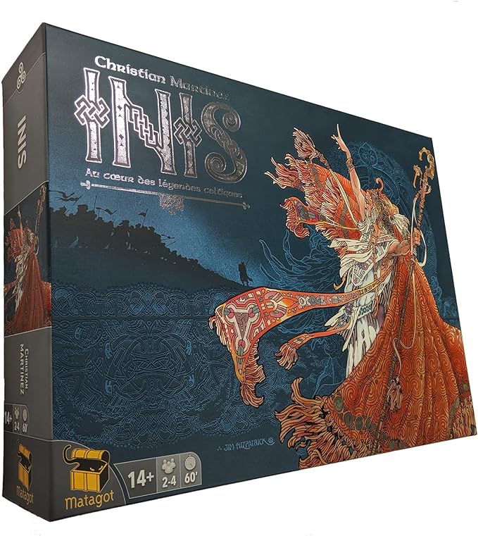 Inis Board Game | Strategy Game Based on Celtic Mythology | Area Majority and Card Drafting Game for Adults and Teens | Ages 14+ | 2-4 Players | Average Playtime 60 Minutes | Made by Matagot