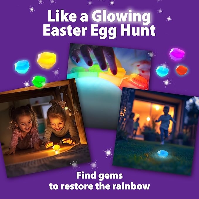 Hide and Seek Meets Rainbow Toys in “Protectors of The Rainbow” | Ages 4-10 | A Musical Treasure Hunt | Easter Egg Hunt & Glow in The Dark Game | Outdoor Toys | Unicorn & Leprechaun Theme