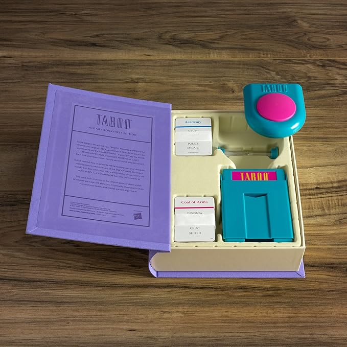 WS Game Company Taboo Vintage Bookshelf Edition