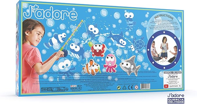 J'adore Wooden Magnetic Fishing Game Toy