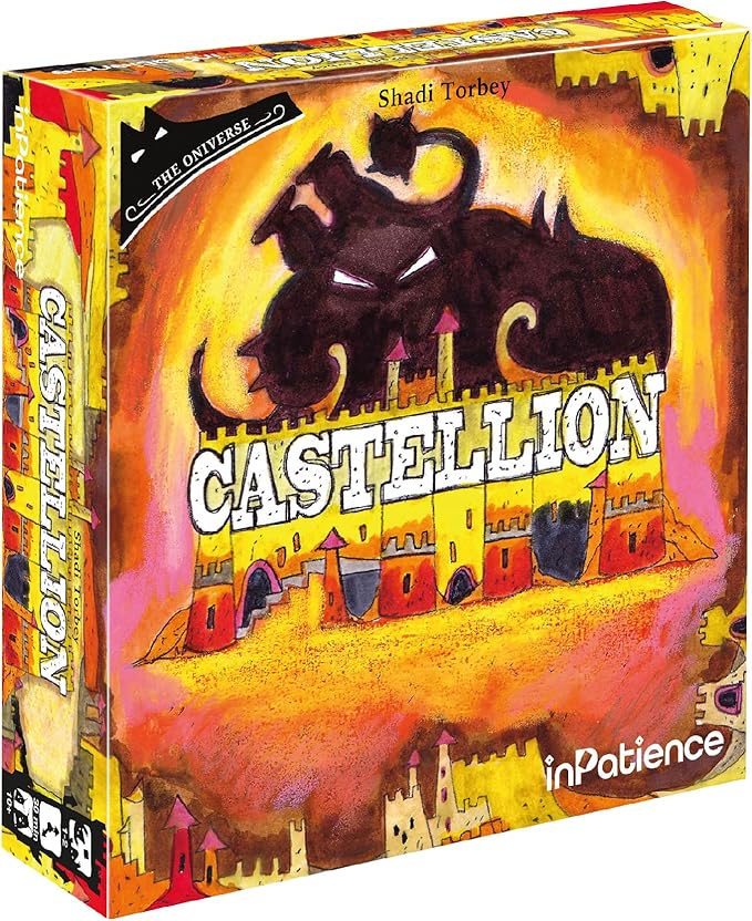 Castellion Board Game | Tile-Placement Strategy Game from The Oniverse | Fun Family Game | Ages 10+ | 1-2 Players | Average Playtime 30 Minutes | Made by inPatience, Multicolor (INPAON32)