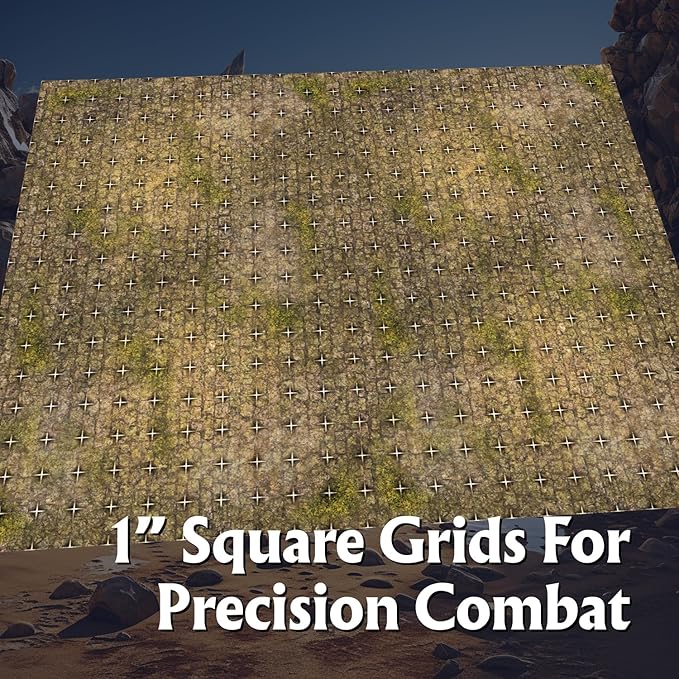 Arcknight The Texutures Pack Roleplaying Battlemaps; 16 Modular RPG Maps in 8 Double-Sided Pages, 1" Square Grid, Modular & Versatile Design for Tabletop Gaming - for Dungeons & Dragons, Pathfinder