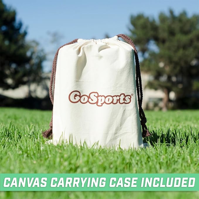 GoSports Giant Wooden Playing Dice Set with Rollzee and Farkle Scoreboard - Includes 6 Dice, Dry-Erase Scoreboard and Canvas Tote Bag - Choose 2.5 Inch or 3.5 Inch Dice)