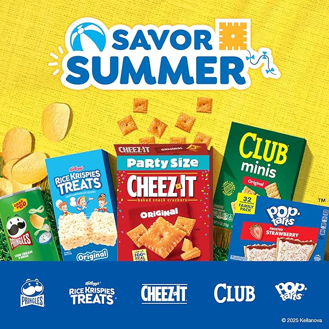 Cheez-It and Pringles Variety Pack, Lunch Snacks, Kids Snacks, Original Flavors (24 Packs)