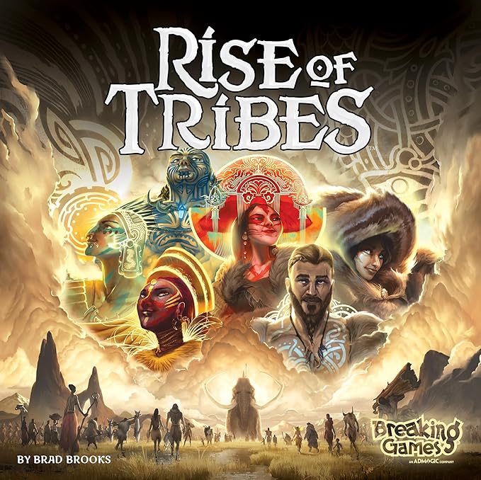 Rise of Tribes Strategy Board Game - Build, Explore, Dominate - Perfect for Family Game Nights and Board Game Enthusiasts