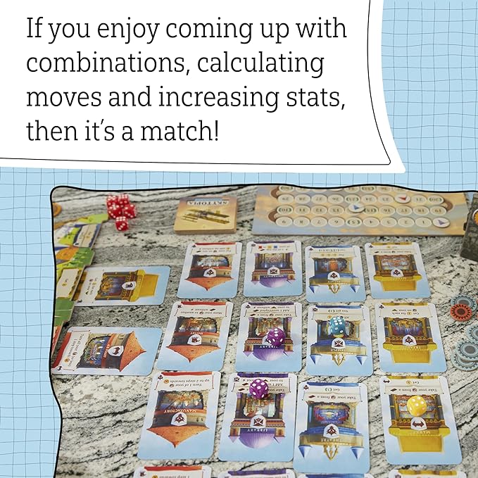 SkyTopia | Strategy Board Game | Strategy Game for Adults and Families | Family Game for Teens and Adults | Ages 14+ | 2-4 Players | Average Playtime 60 Minutes