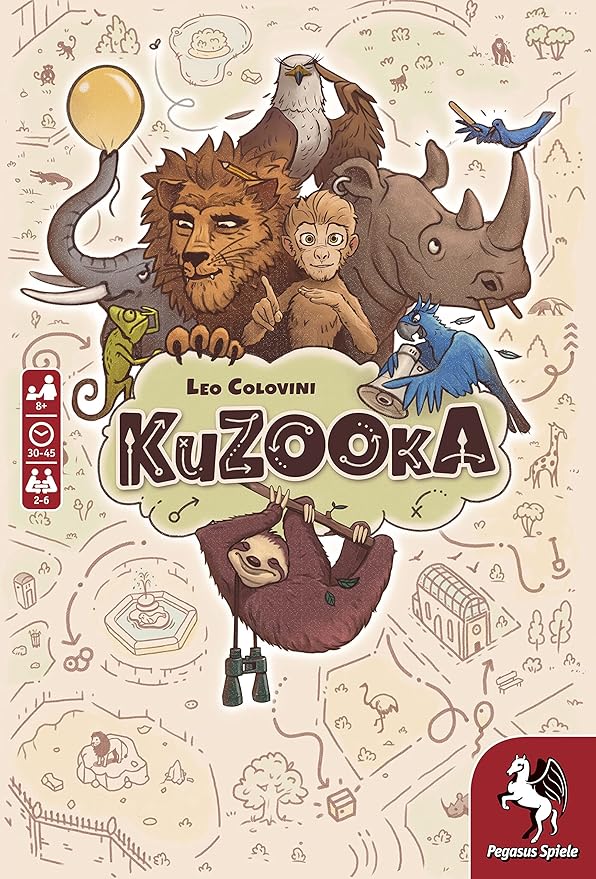 Kuzooka – Board Game by Pegasus Spiele - 2-6 Players – 30-45 Minutes of Gameplay – Games for Game Night – Teens and Adults Ages 14+ - English Version