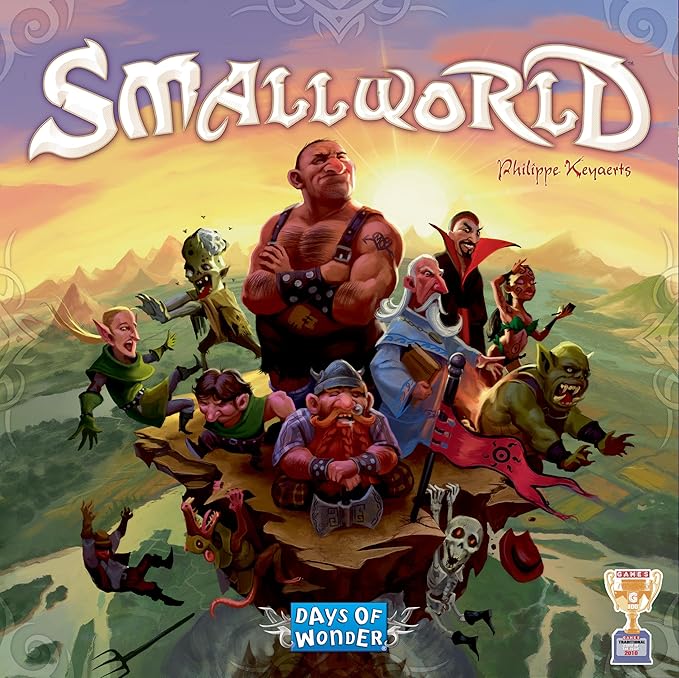 Small World Board Game - Fantasy Area Control & Strategy Game with Magical Creatures, Special Powers! Family Game for Kids & Adults, Ages 8+, 2-5 Players, 40-80 Min Playtime, Made by Days of Wonder