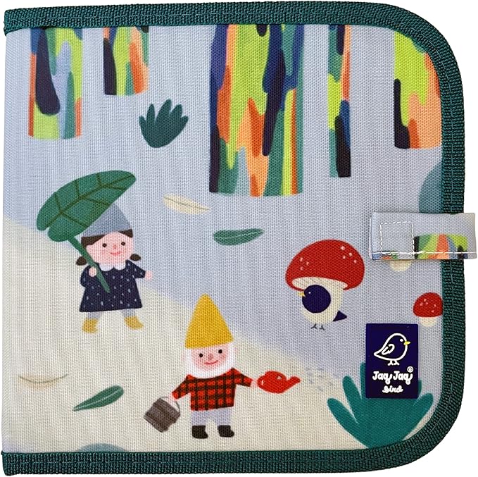 Jaq Jaq Bird Erasable Doodle Pad for Kids,Reusable Mess-Free Coloring and Toddlers Learning Toys-Chalkboard and Drawing Books-Includes 4 ButterSitx Chalks-GNO